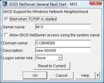 NetServer Next Start